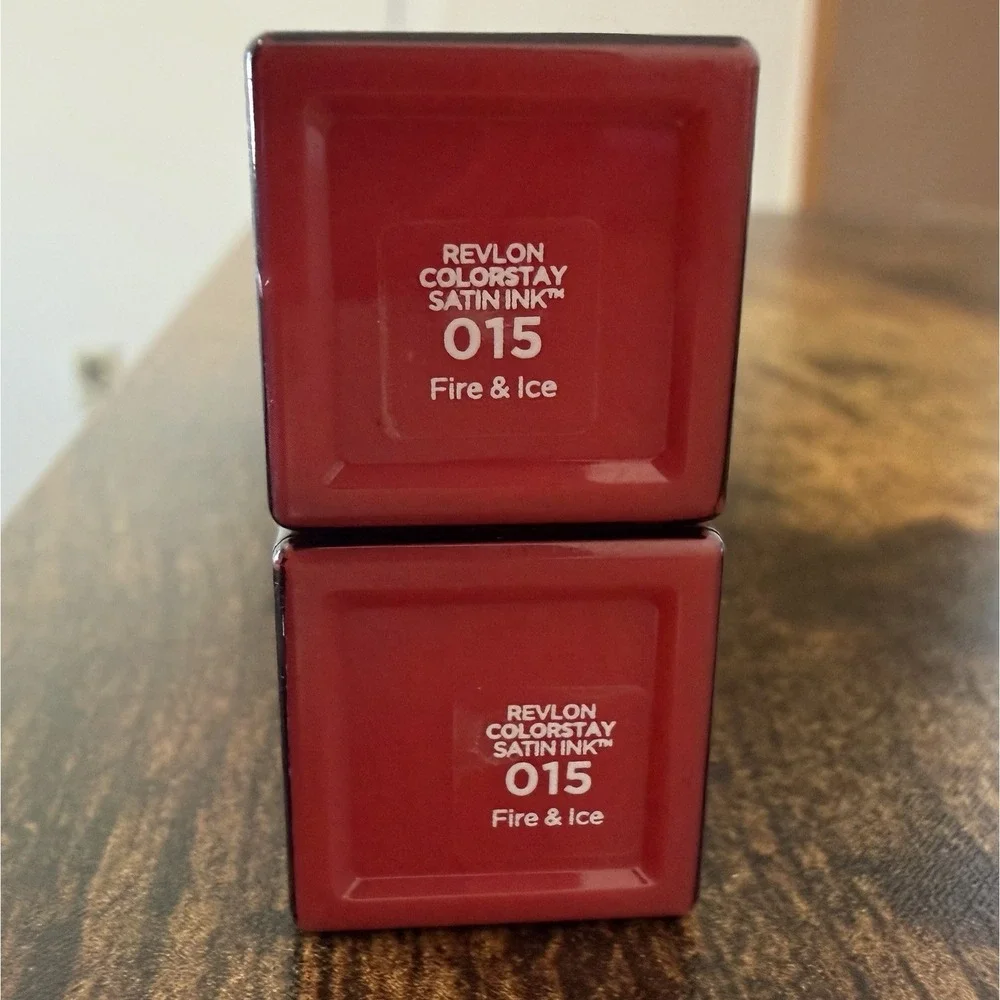 Revlon‎ ColorStay Satin Ink Liquid Lipstick 015 Fire Ice, 0.17 fl oz (Pack of 2)